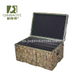 Caja de herramientas duradera para instrumentos, caja de munición de plástico a prueba de golpes, portátil, resistente al agua, rotomoldeada